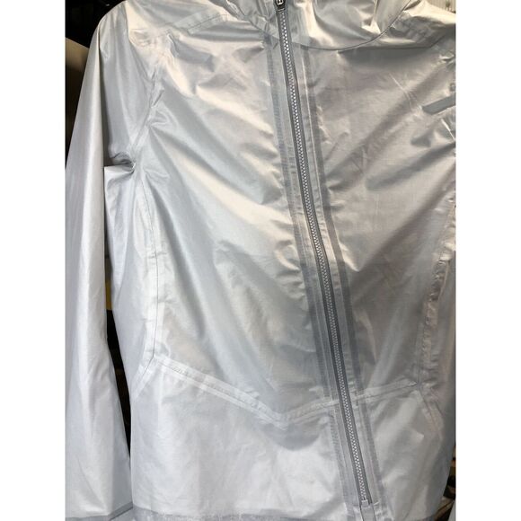 HOKA ONE ONE 1120615 SILVER Lunar Rock Performance Shield Running Jacket SMALL - Picture 4 of 4